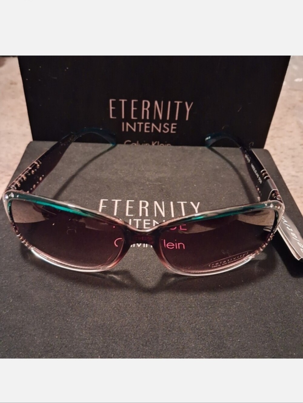 Relativity Teal Blue Pink Sunglasses Ladies Designer Style Fashion UV NWT $30
